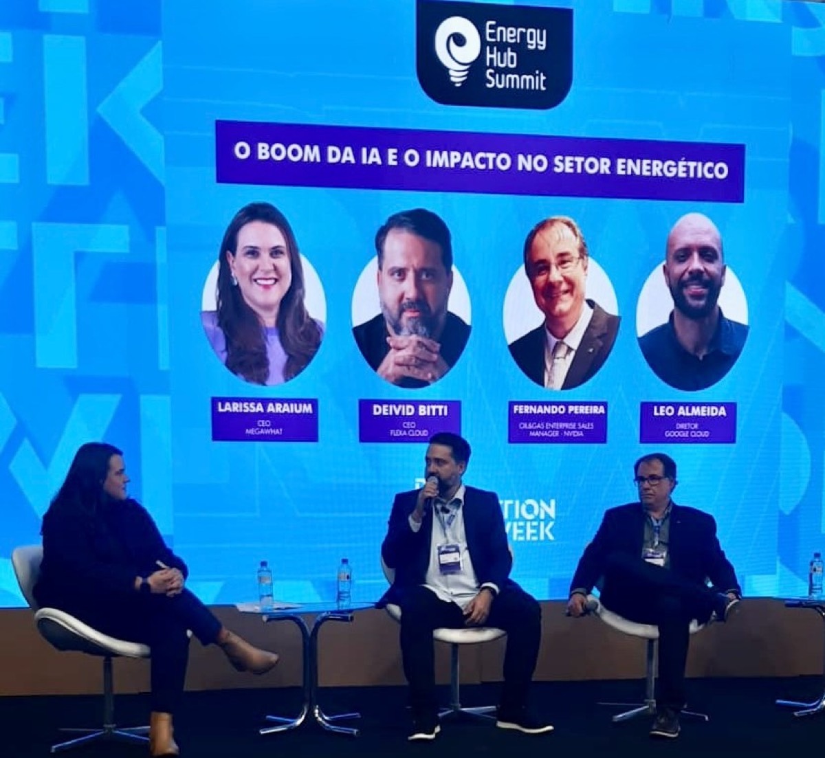 Deivid Bitti no painel do Rio Innovation Week